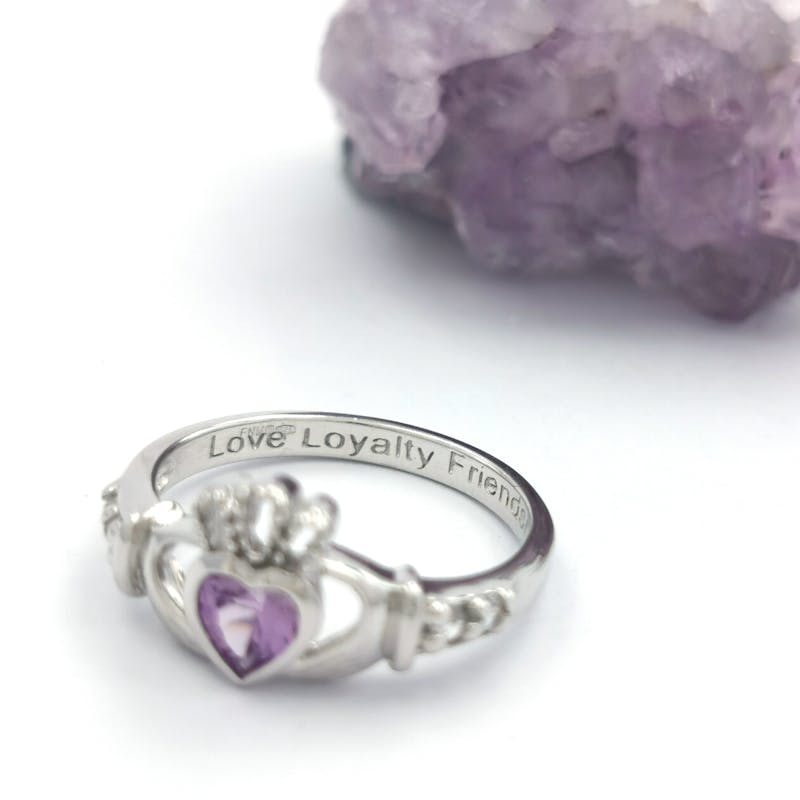 Genuine Sterling Silver June Birthstone Ring For Women