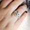 Irish Platinum Claddagh Engagement Ring For Women - Gallery