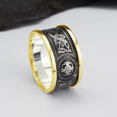 Extra Wide Ardagh Chalice Ring