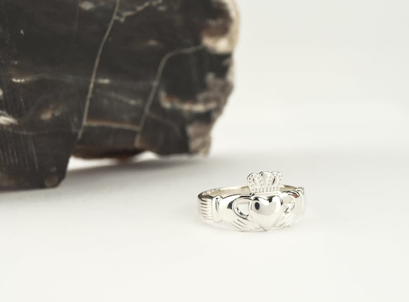 Irish Sterling Silver Claddagh Ring For Men