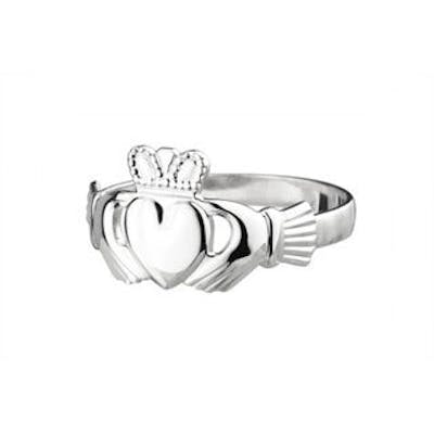 Sterling Silver Petite Claddagh Ring