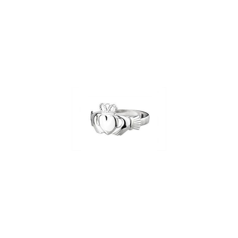 Petite Gorgeous Sterling Silver Claddagh Ring For Women