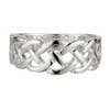 Ladies 7mm Silver Celtic Knot Ring