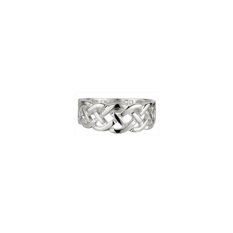 Ladies 7mm Silver Celtic Knot Ring
