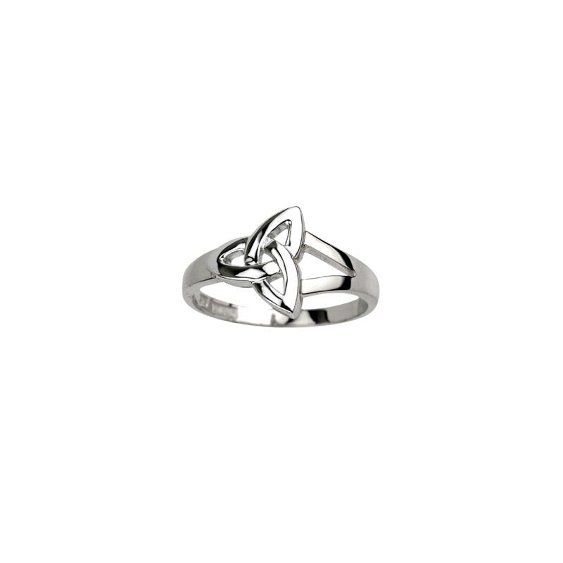 Ladies Silver Trinity Knot Ring