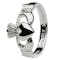 Sterling Silver Mens Claddagh Ring with Love, Loyalty, Friendship Engraving - Gallery