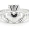 Silver Claddagh Ring with Love Loyalty Friendship Inscription - Gallery