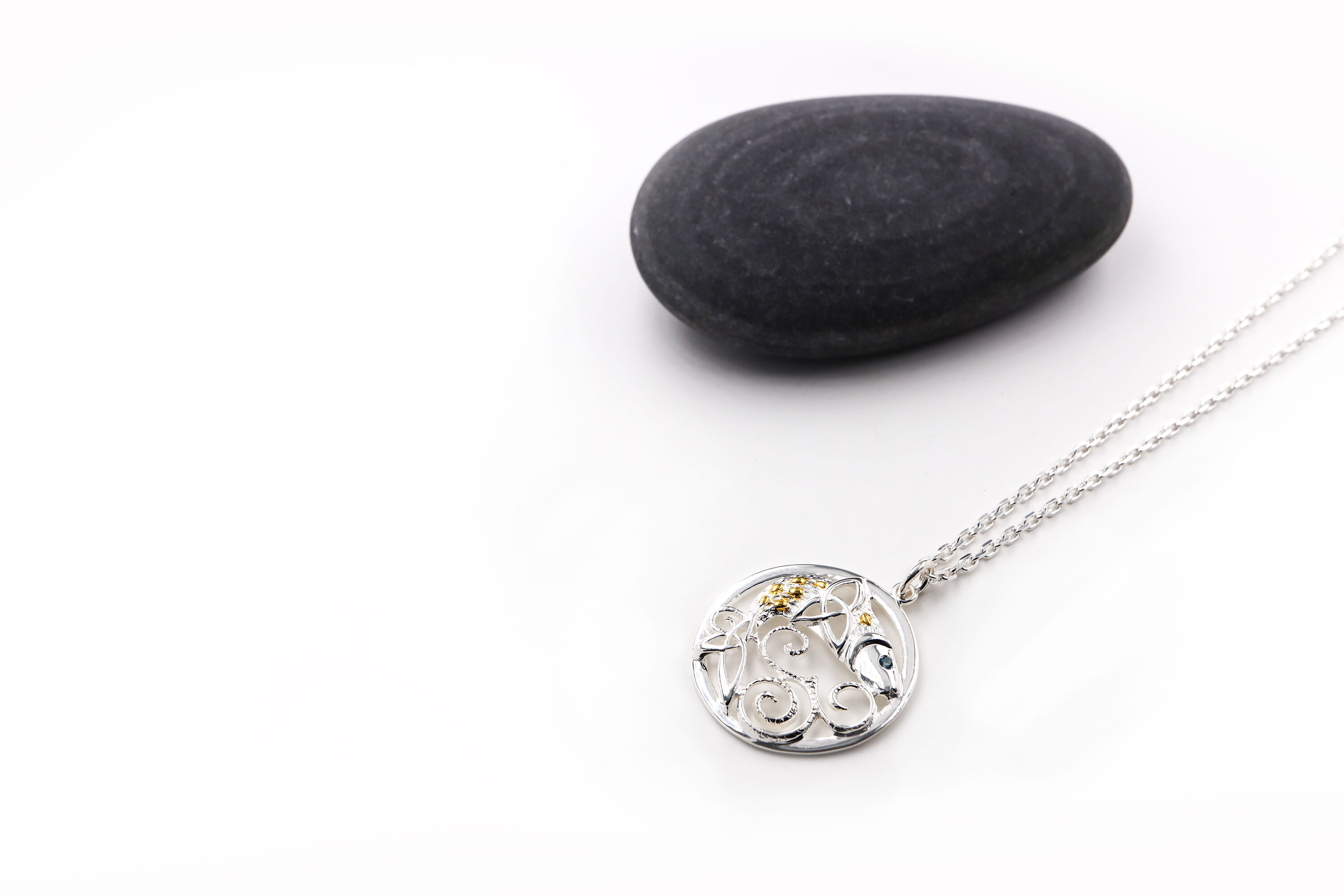 Real Sterling Silver Folklore Necklace For Women