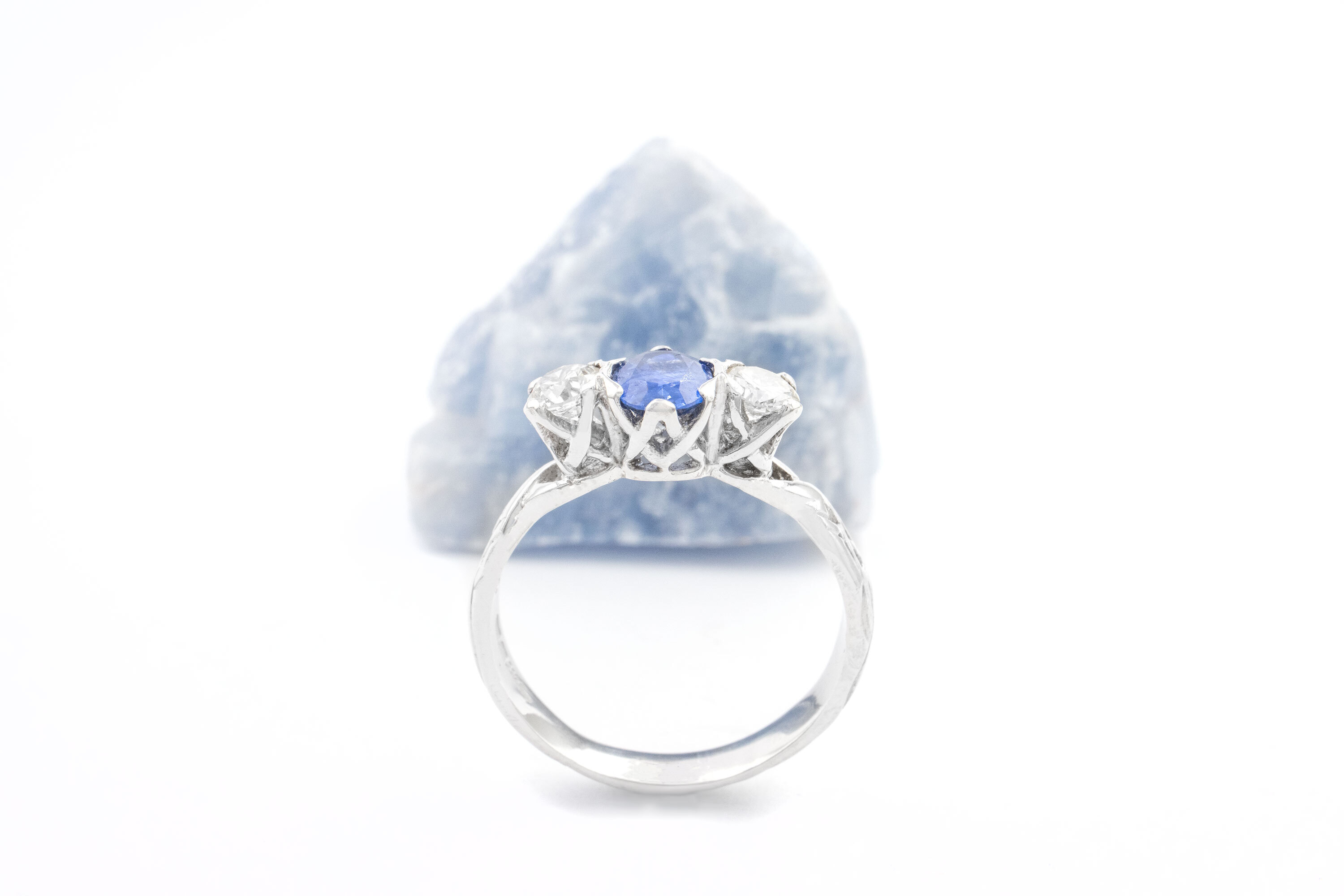 Luxurious White Gold Celtic Knot Engagement Ring For Women