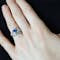 Womens Platinum 950 Claddagh 1.24ct Natural Sapphire Engagement Ring - Gallery