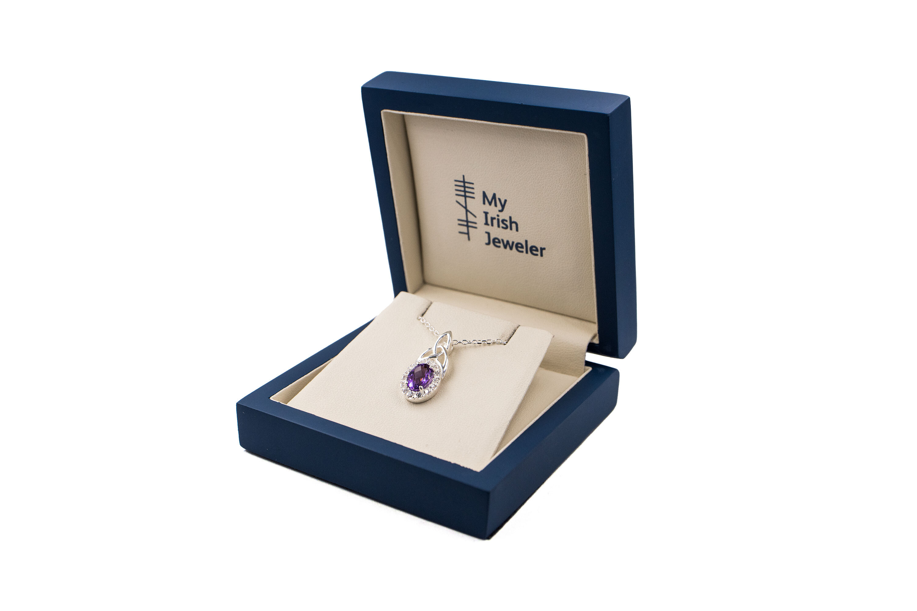 Irish Sterling Silver Trinity Knot Gift Set For Women