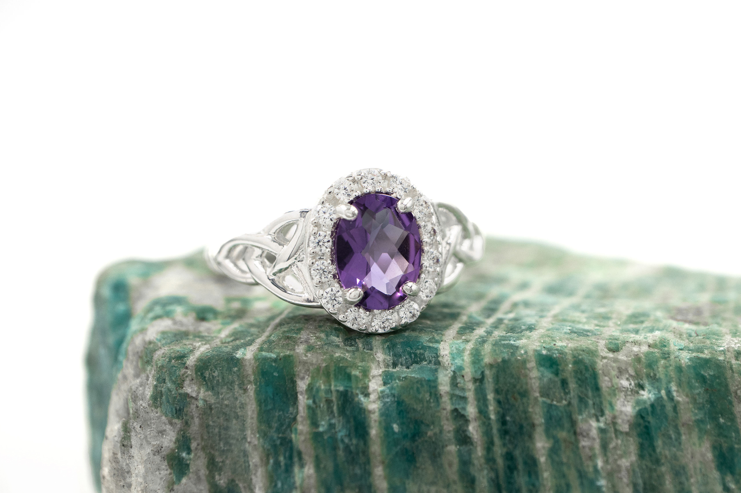 Womens Attractive Sterling Silver Trinity Knot Gift Set