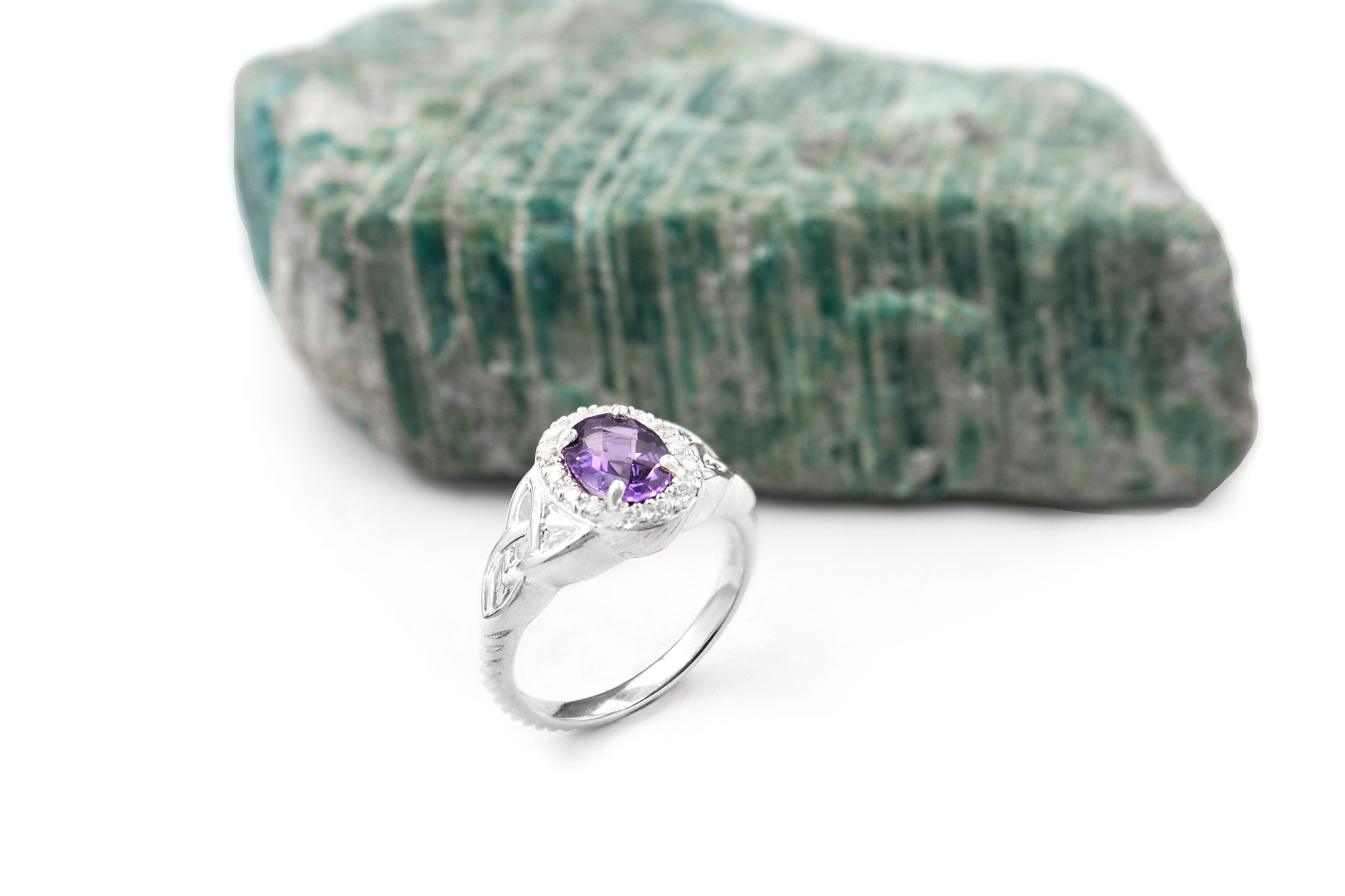 Womens Sterling Silver Trinity Knot Gift Set