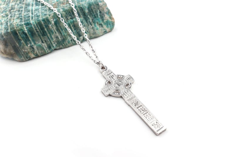 Authentic Sterling Silver Celtic Cross Necklace