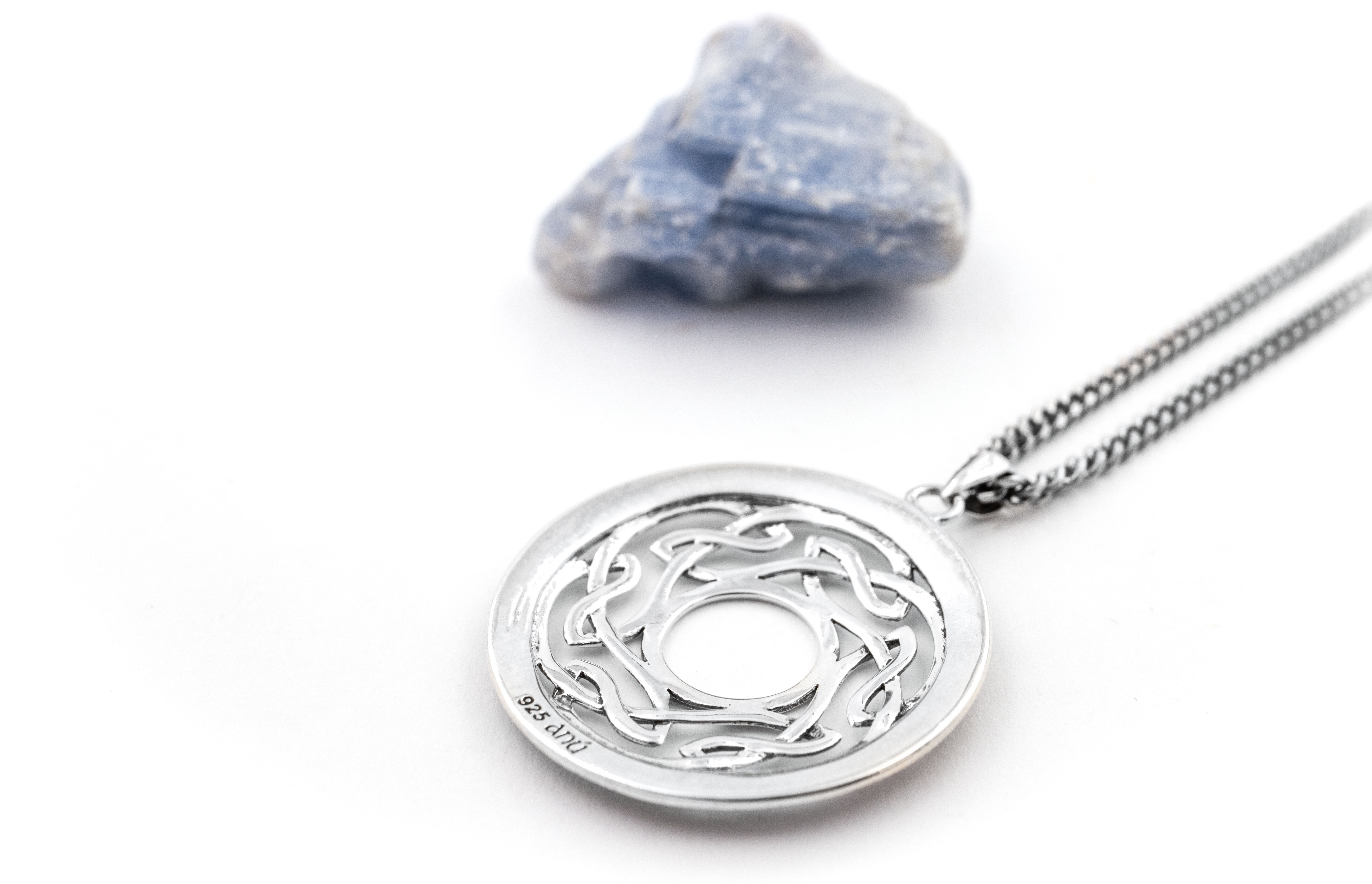 Real Sterling Silver Celtic Knot Necklace For Women