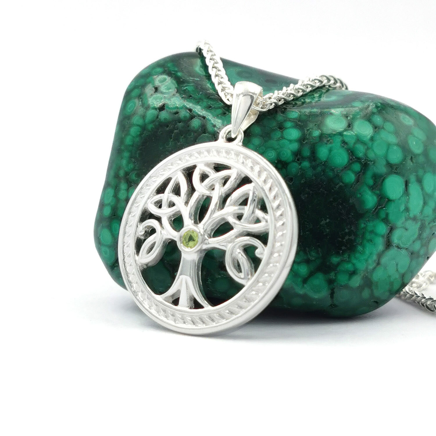 Buy Diamond & Emerald Celtic Cross Pendant - The Irish Store