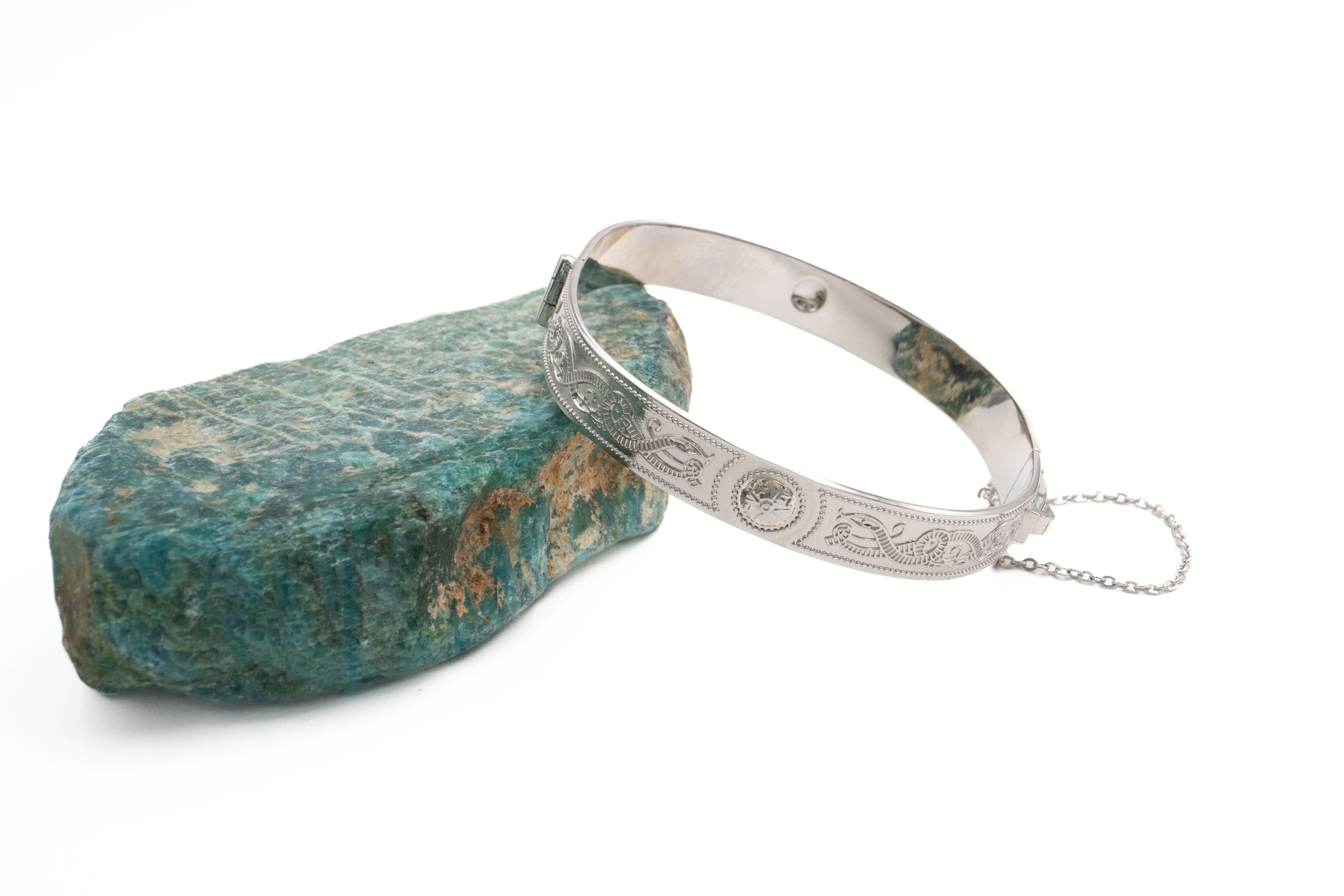 Authentic Sterling Silver Celtic Warrior Bangle For Women