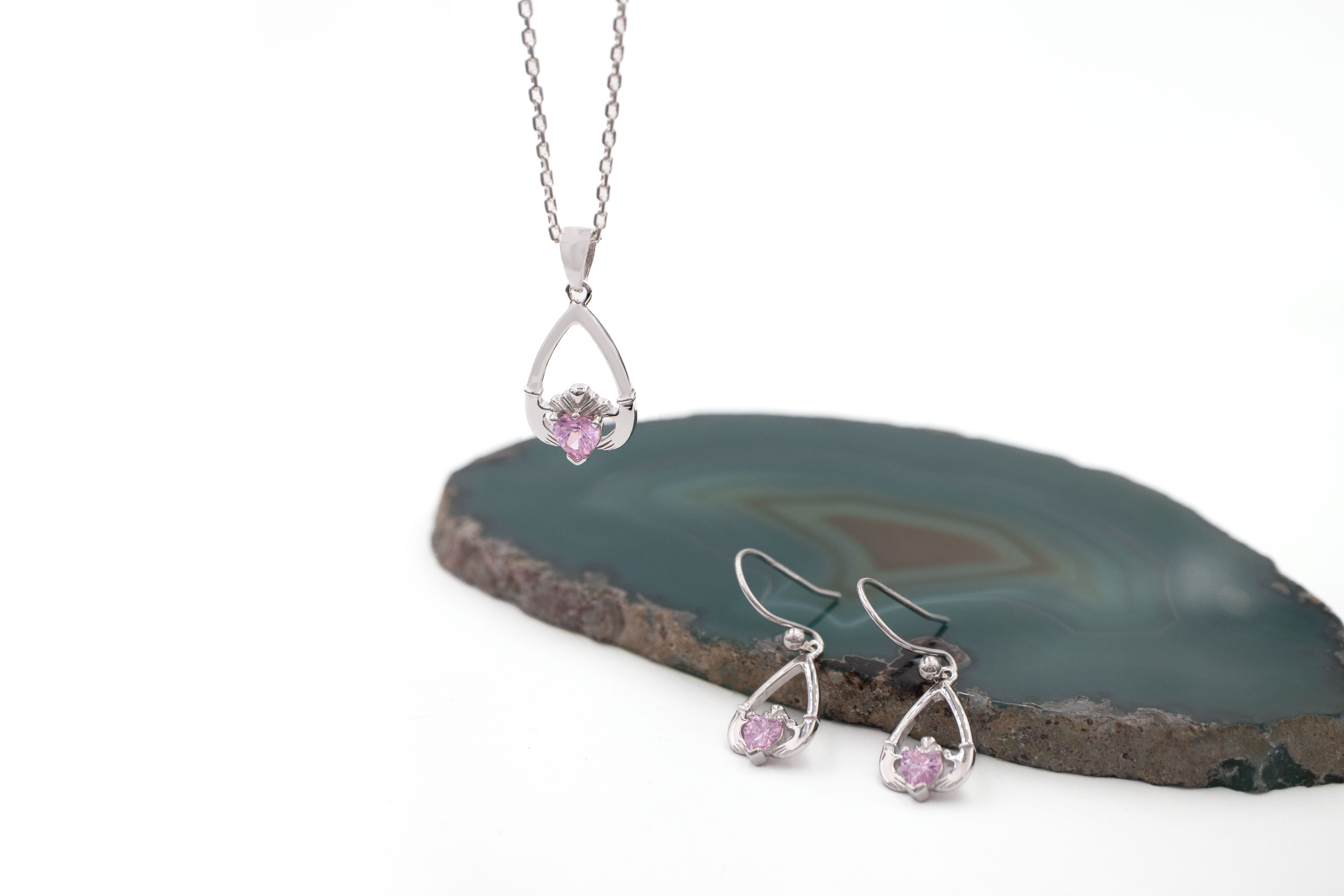 Gorgeous Sterling Silver October Birthstone Necklace For Women