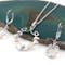 Real Sterling Silver Claddagh & Shamrock Gift Set For Women - Gallery