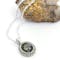 Womens Sterling Silver Shamrock & Connemara Marble Necklace - Gallery