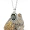 Silver Connemara Marble Marcasite Shamrock Pendant - Gallery