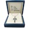 Womens Genuine Sterling Silver Celtic Cross & Connemara Marble Necklace. In Luxury Packaging. - Gallery