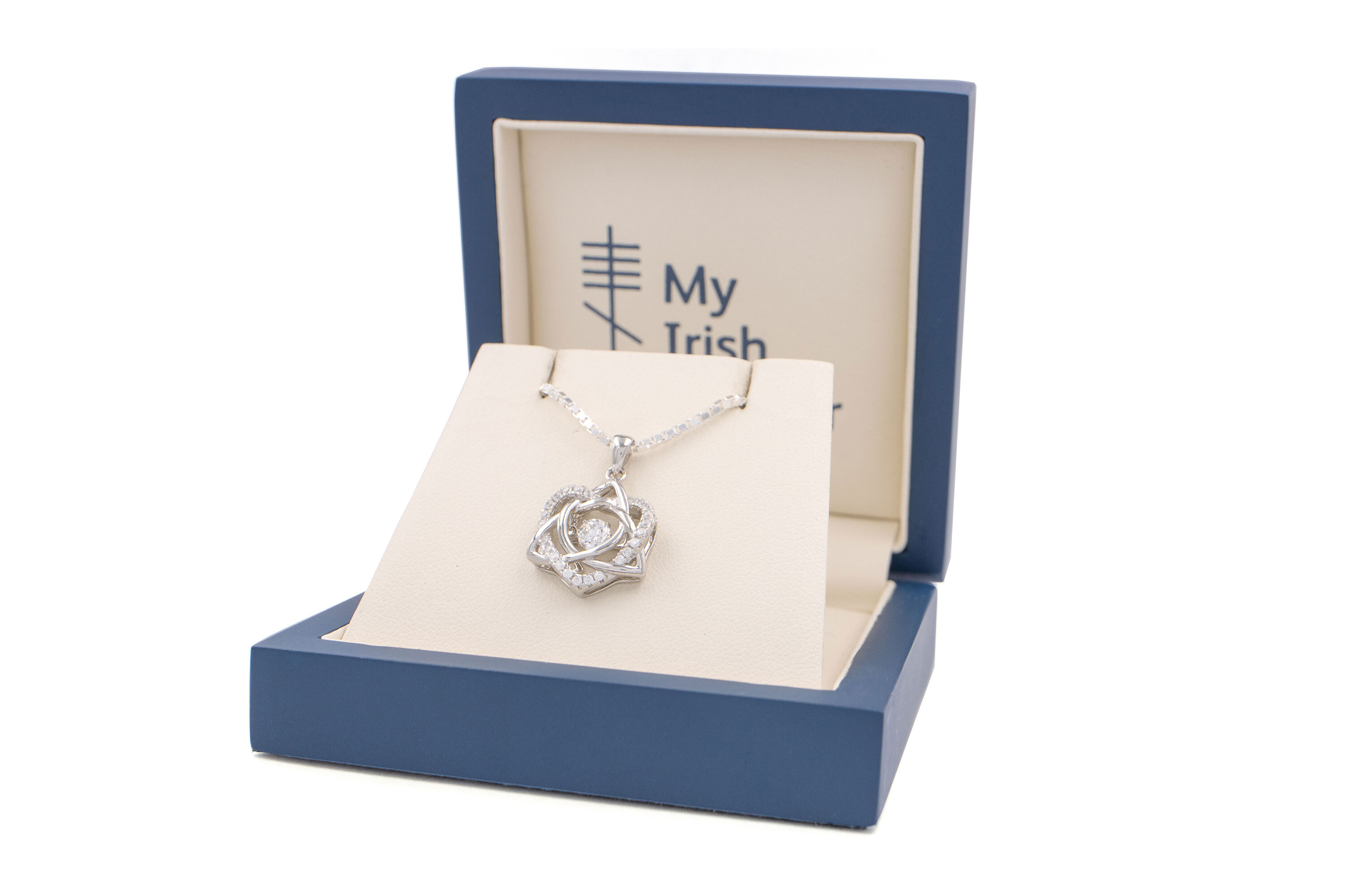 Genuine Sterling Silver Trinity Knot Gift Set For Women