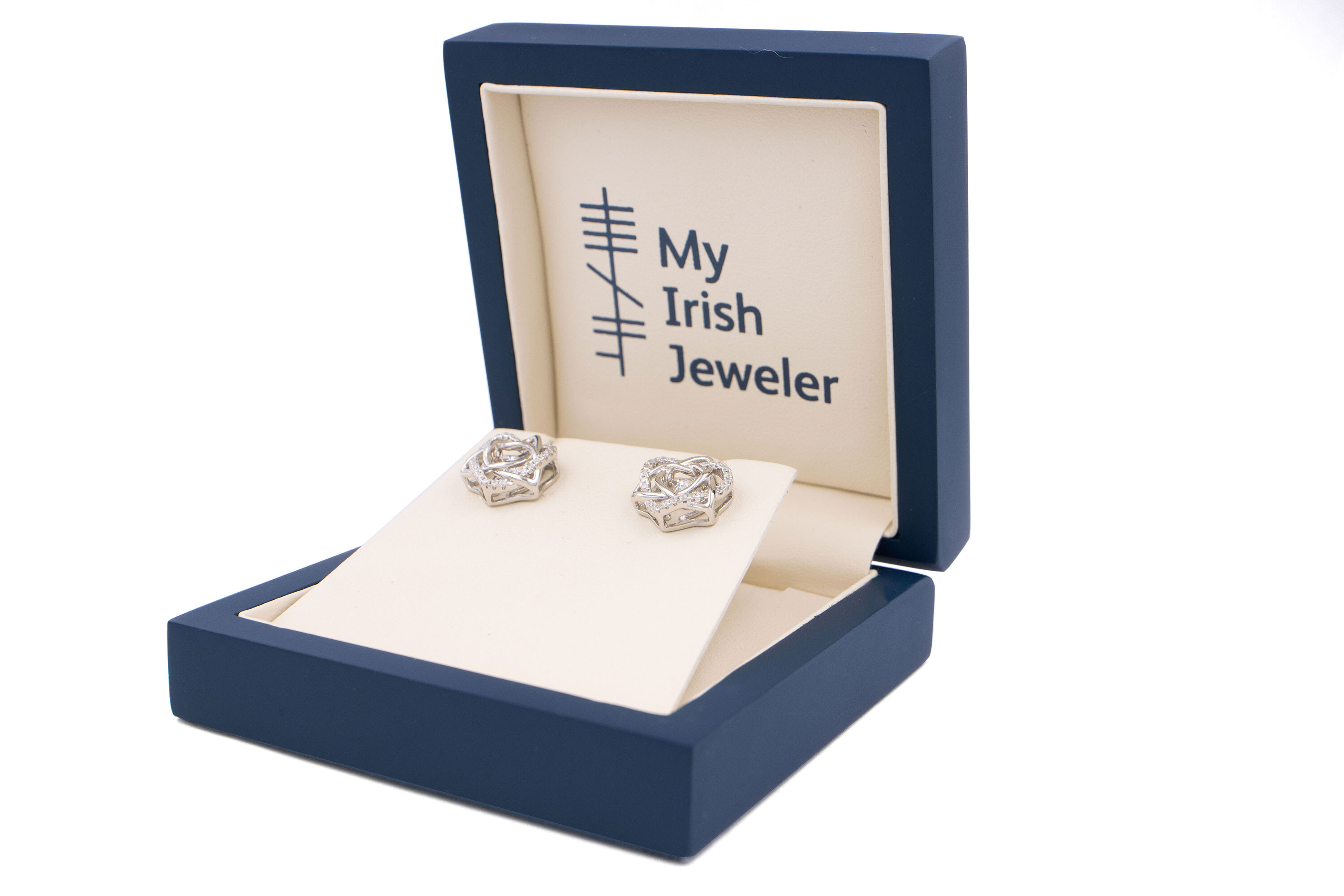 Real Sterling Silver Trinity Knot Gift Set For Women