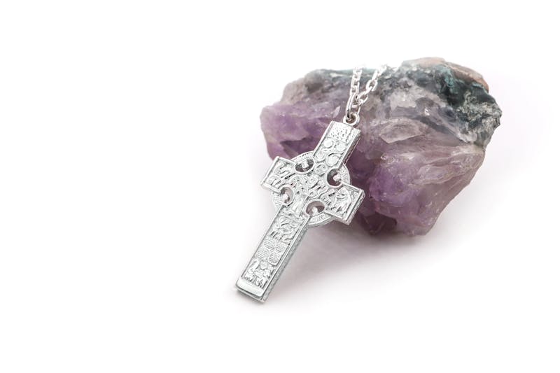Sterling Silver High Crosses Of Ireland Necklace