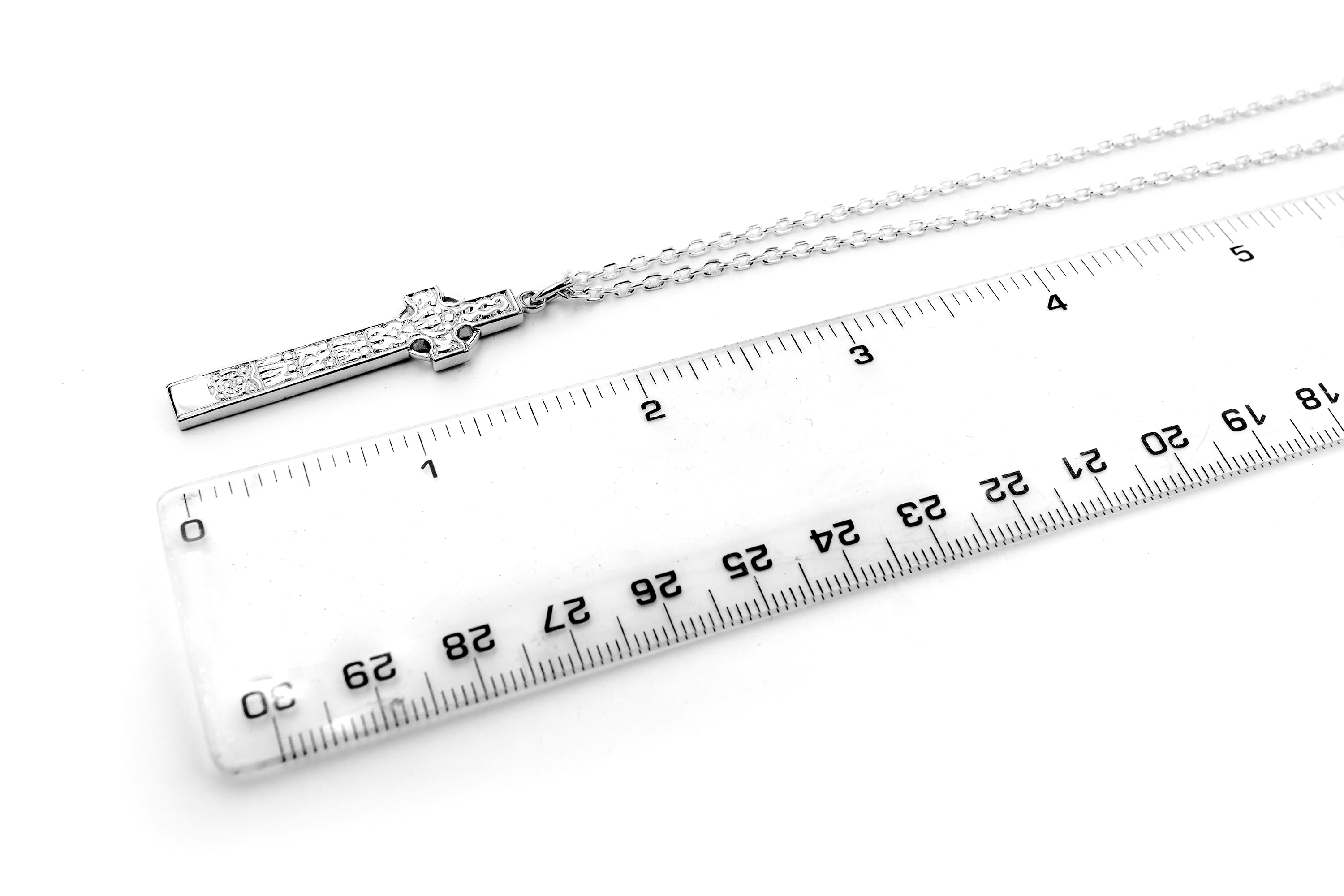 Sterling Silver High Crosses Of Ireland & Celtic Cross Necklace