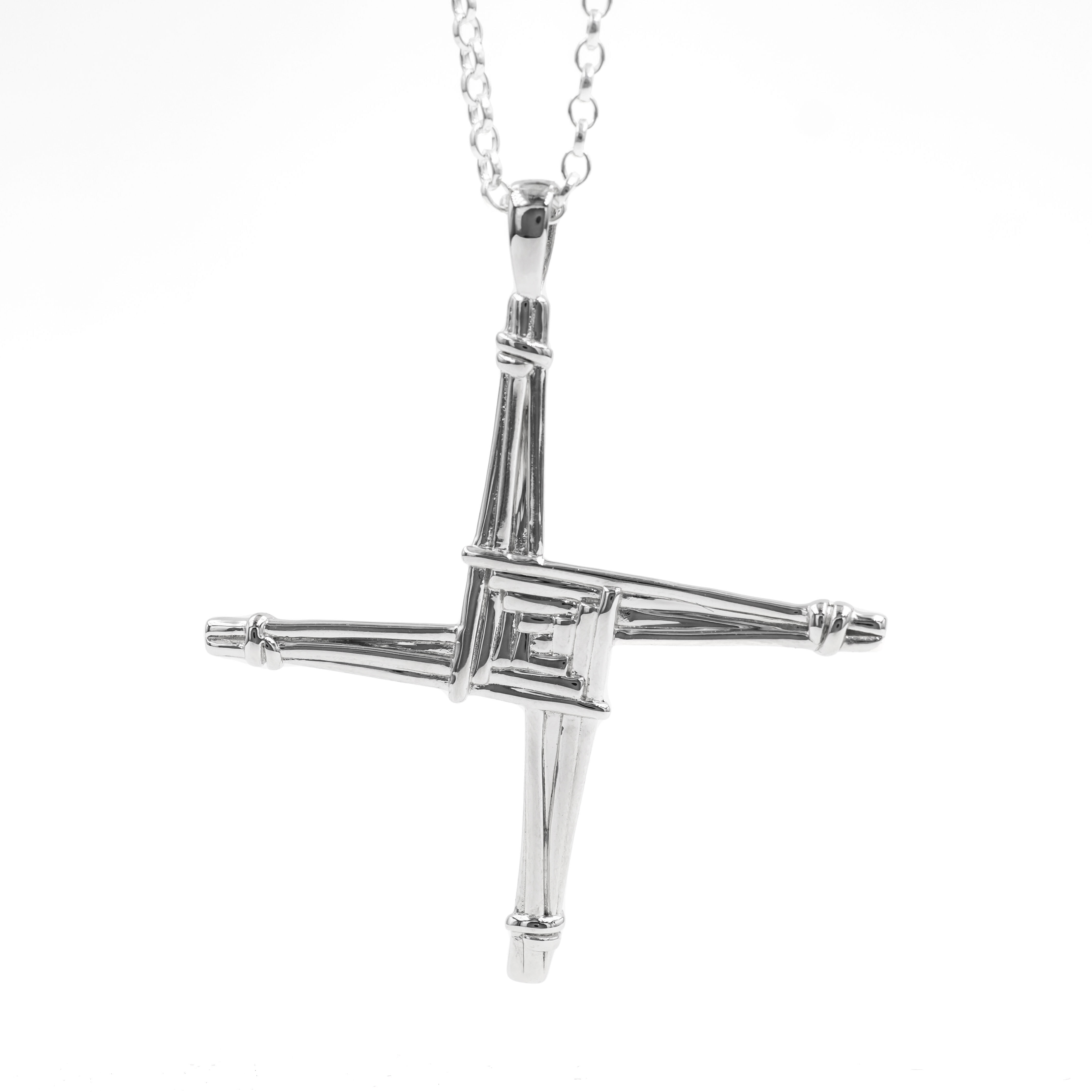 Silver Largest St Brigids cross