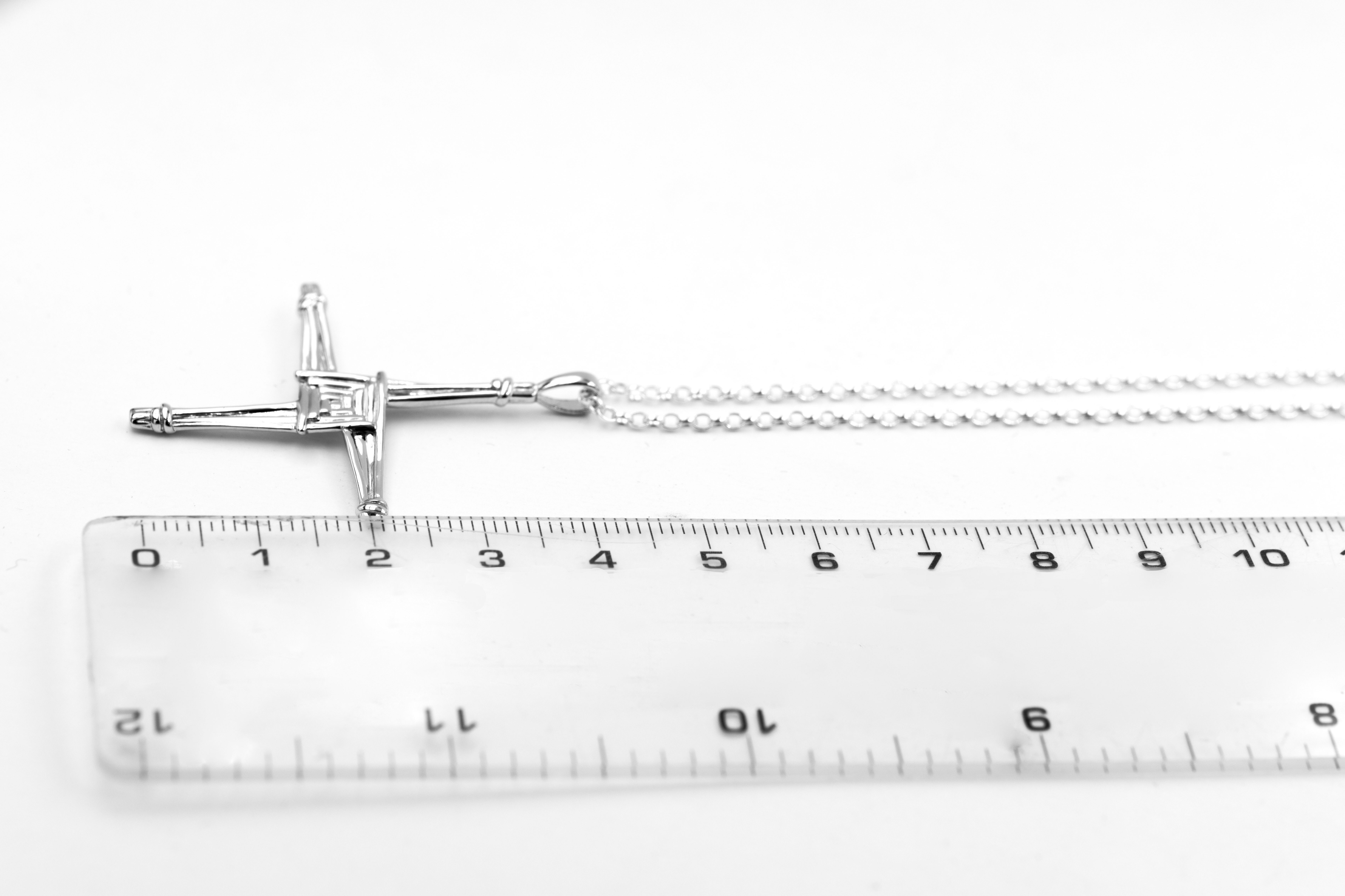 Polished Sterling Silver St Brigids Cross Gift Set