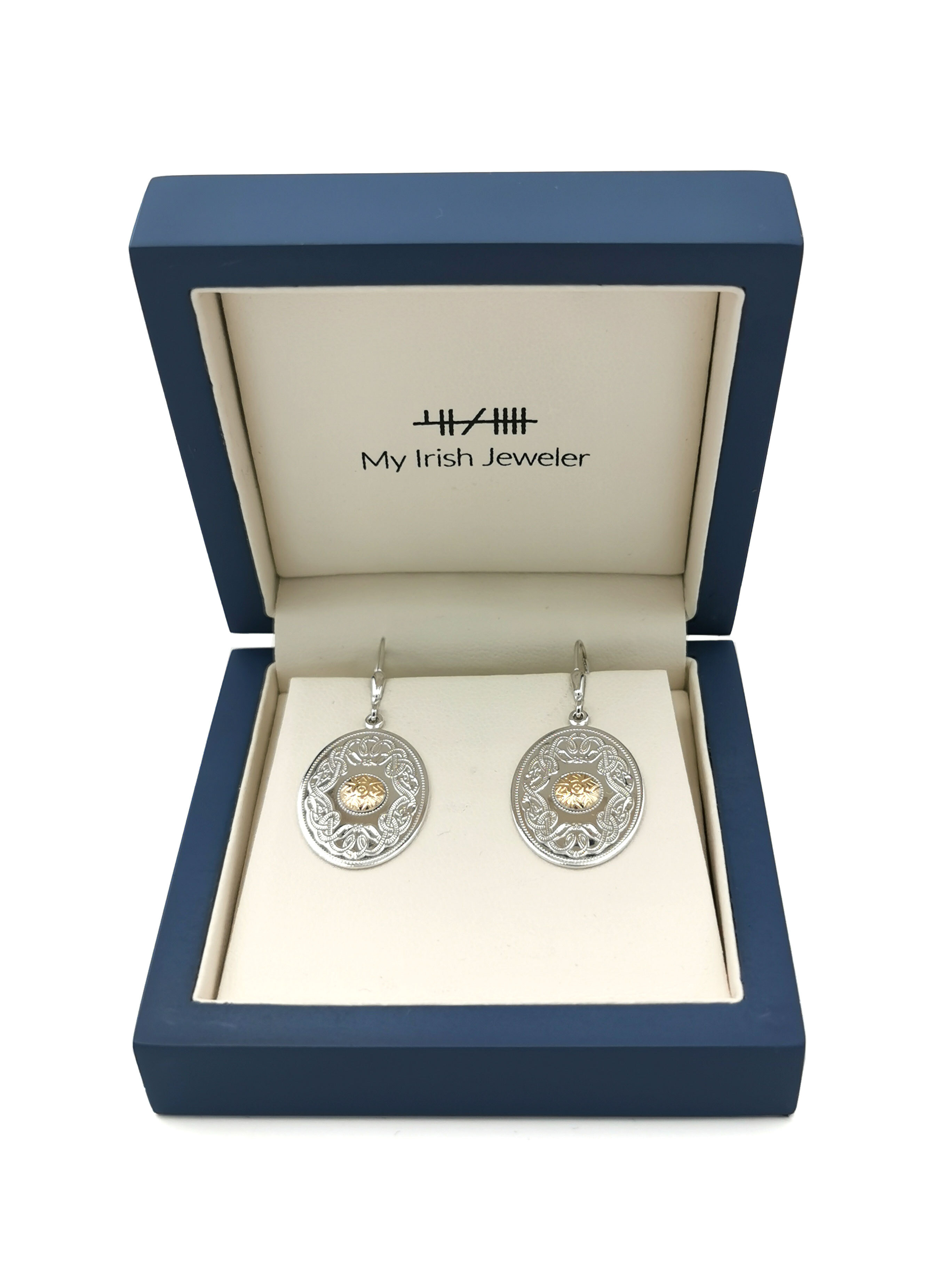 Attractive Sterling Silver Celtic Warrior Earrings For Women. In Luxury Packaging.