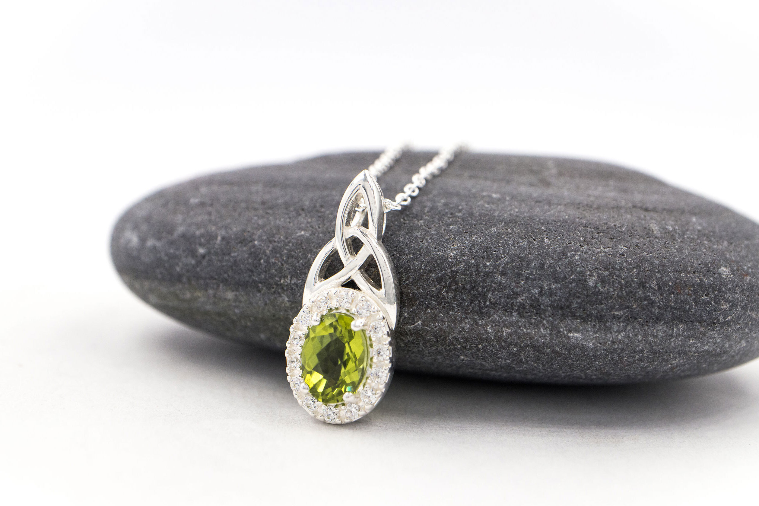 Authentic Sterling Silver Trinity Knot Gift Set For Women