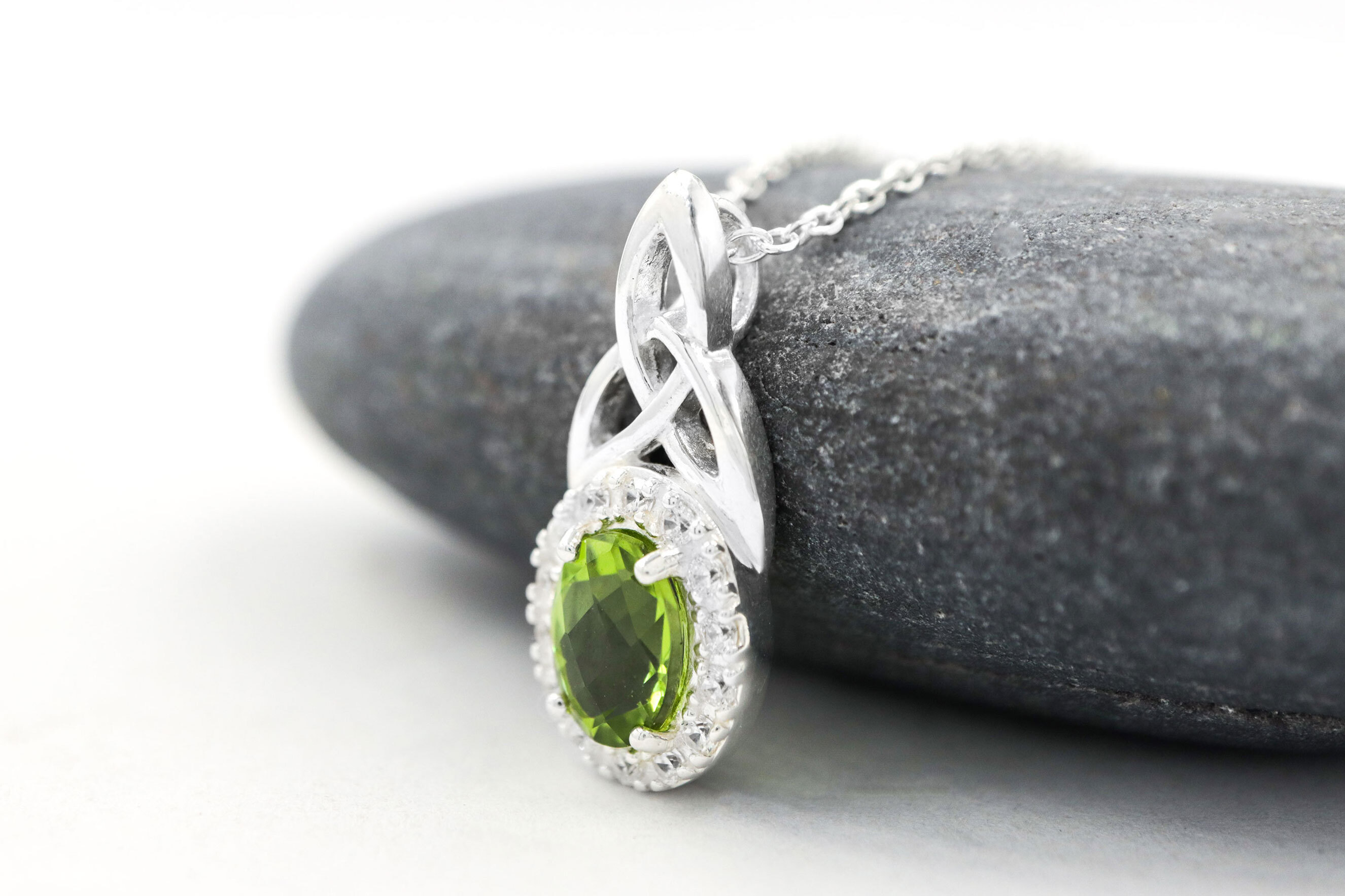 Womens Trinity Knot Gift Set in Sterling Silver