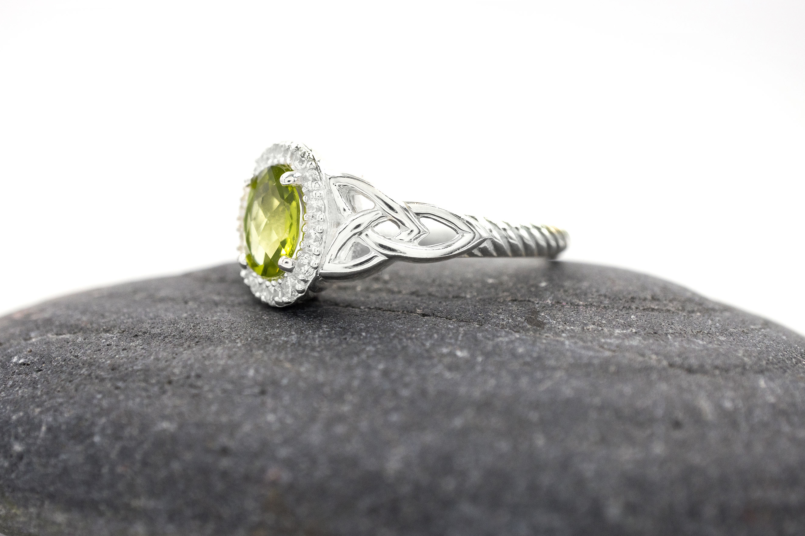 Attractive Sterling Silver Trinity Knot Gift Set For Women