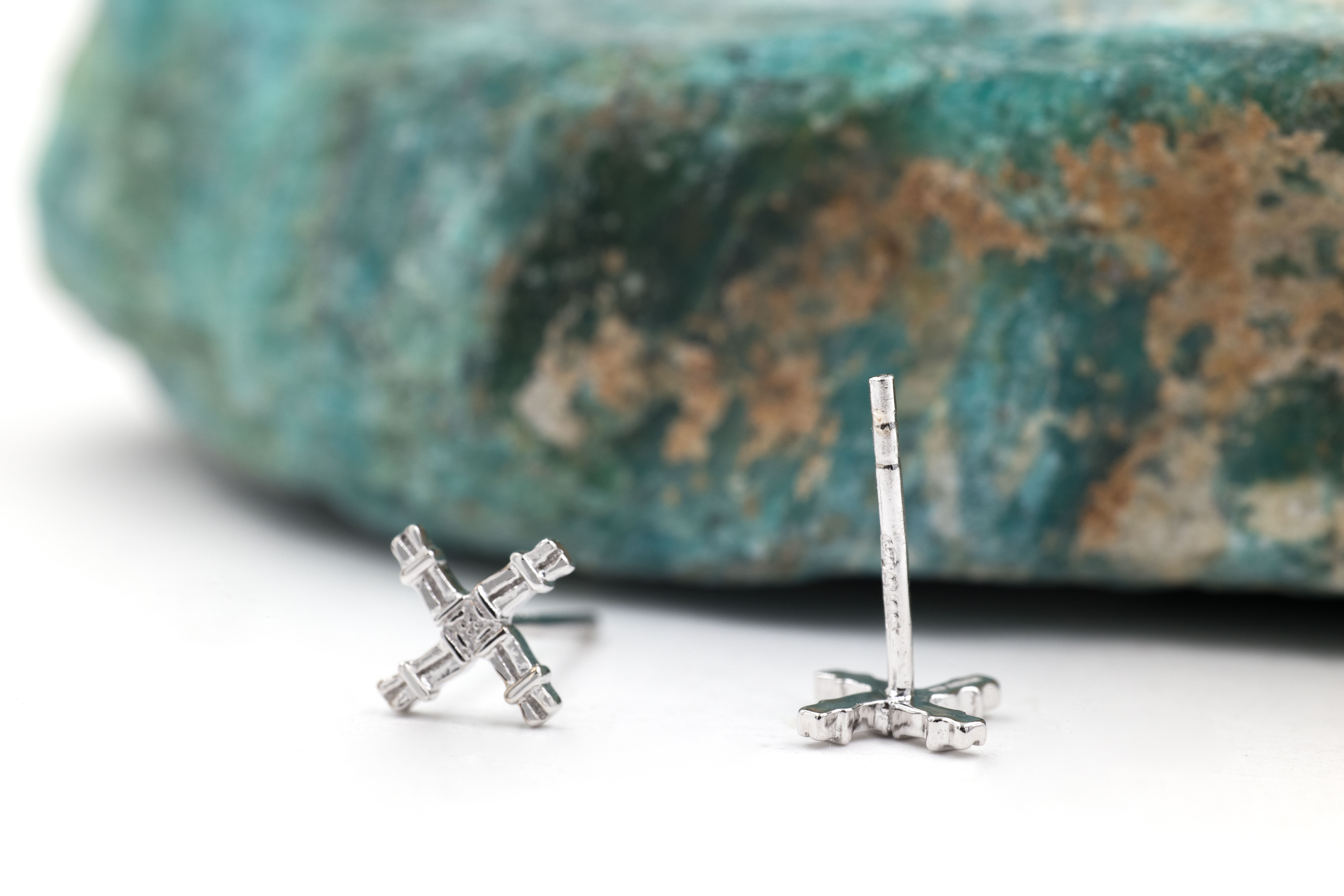 Gorgeous Sterling Silver St Brigids Cross Earrings For Women With a Polished Finish