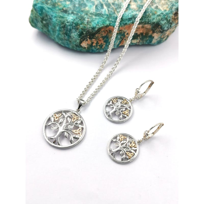 Tree of Life - Pendant and Matching Earrings