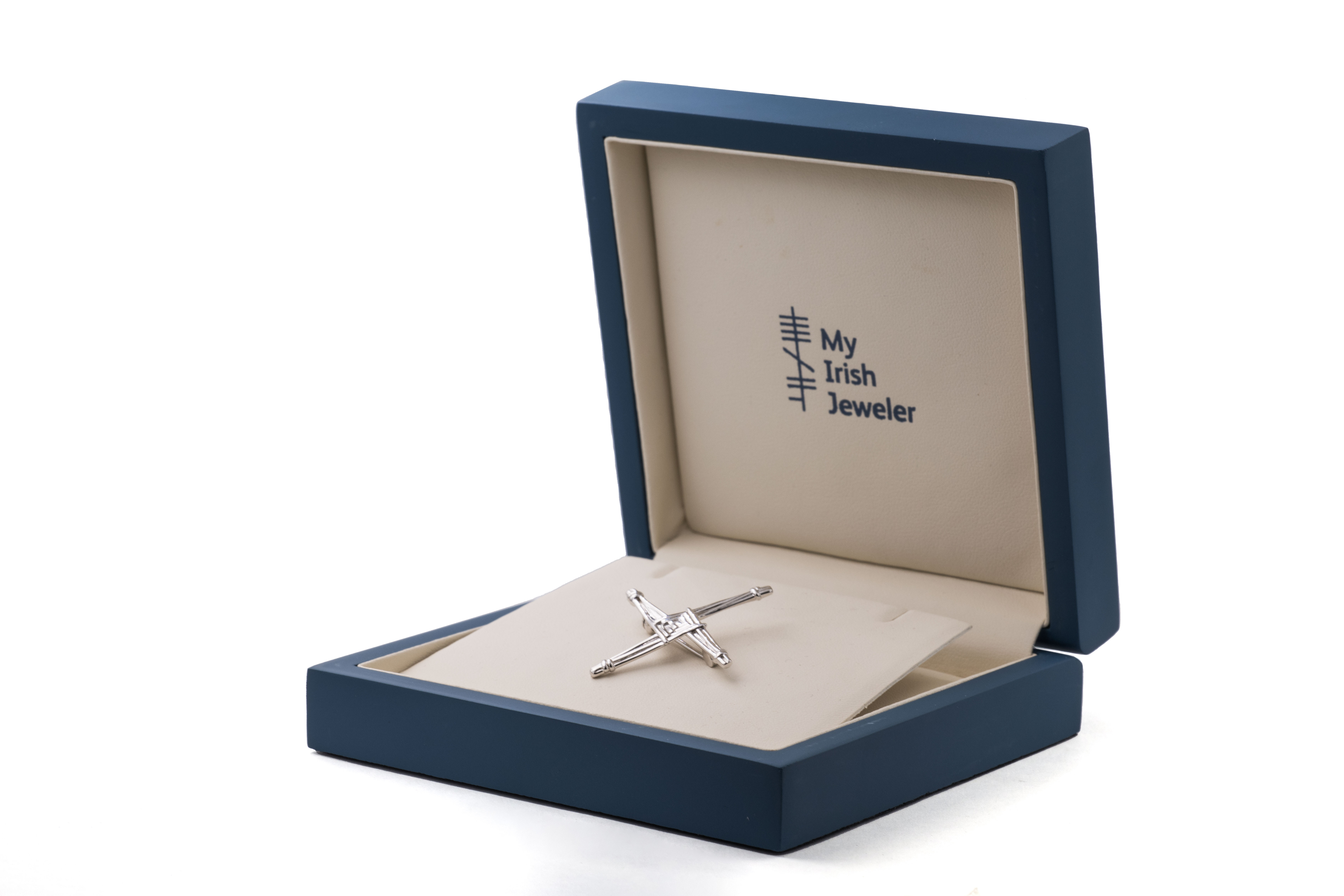 Polished Sterling Silver St Brigids Cross Gift Set