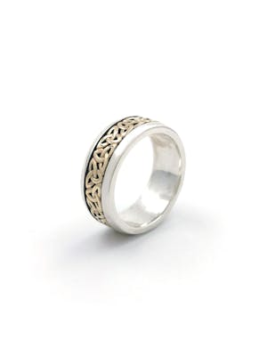 Antiqued Trinity Knot Ring