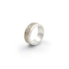 Silver & 10K Yellow Gold - 6mm