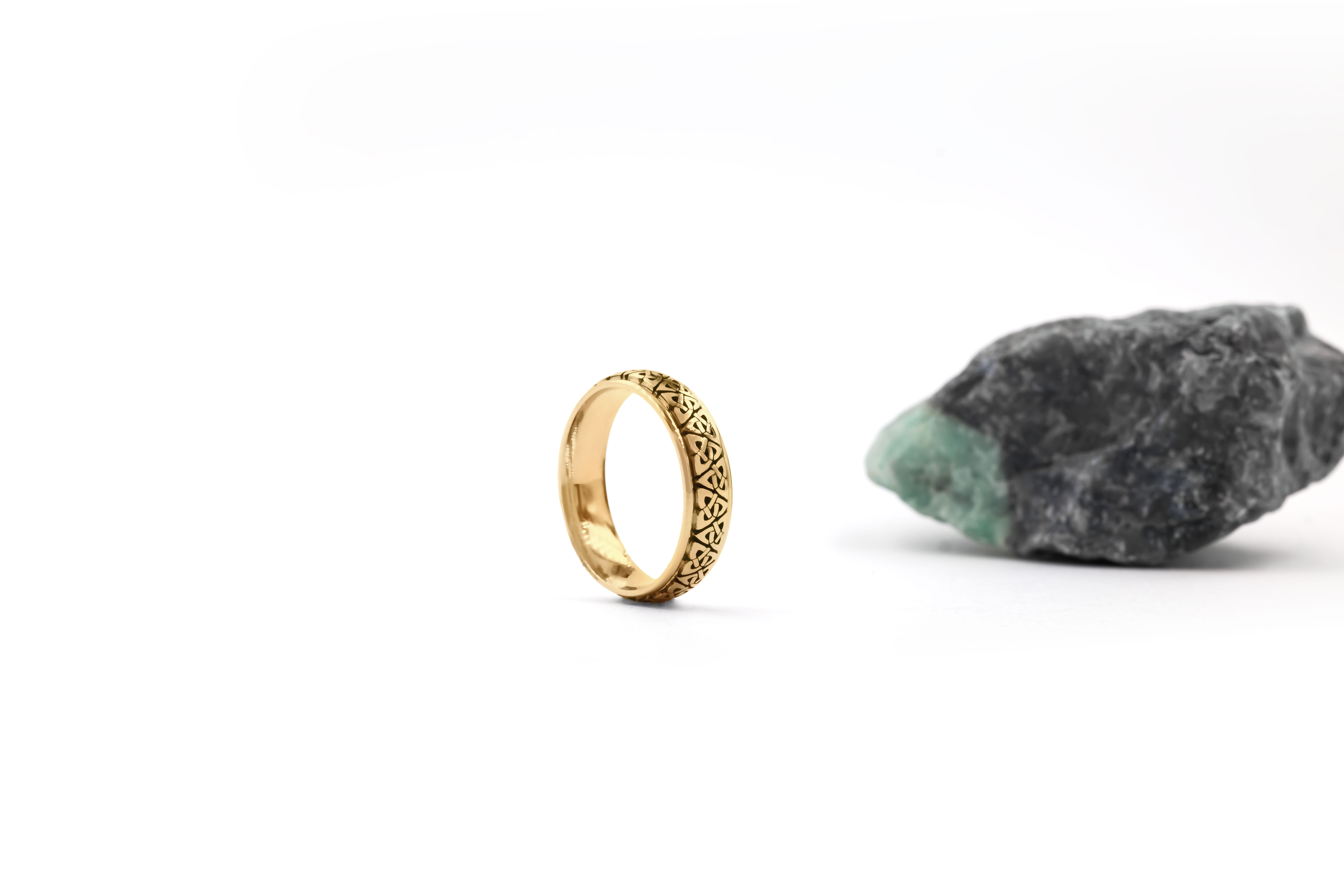 14K Yellow Gold Trinity Knot Ring