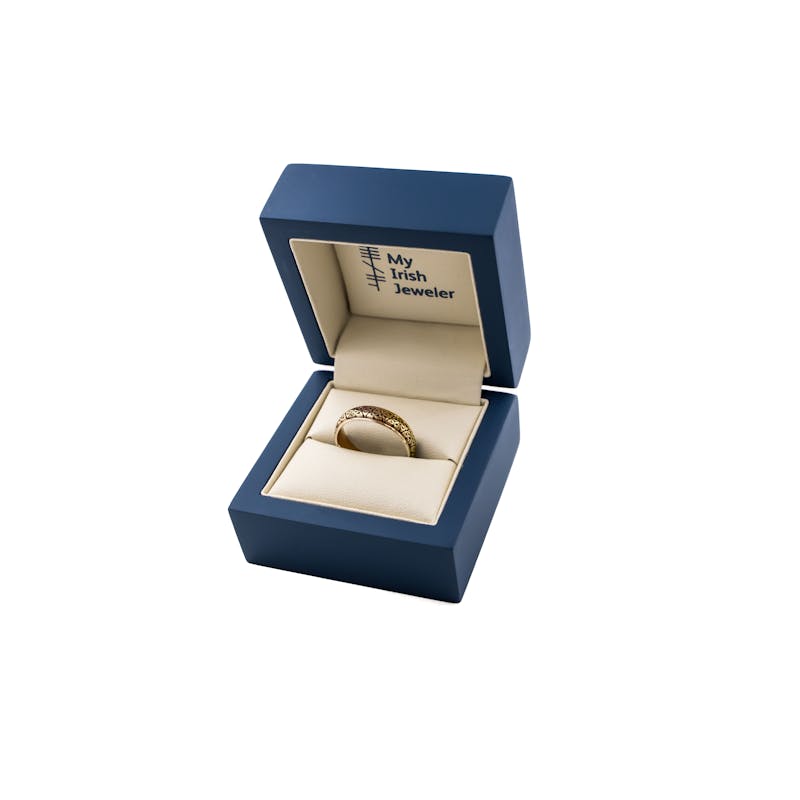 Irish 9K Yellow Gold Trinity Knot Wedding Ring