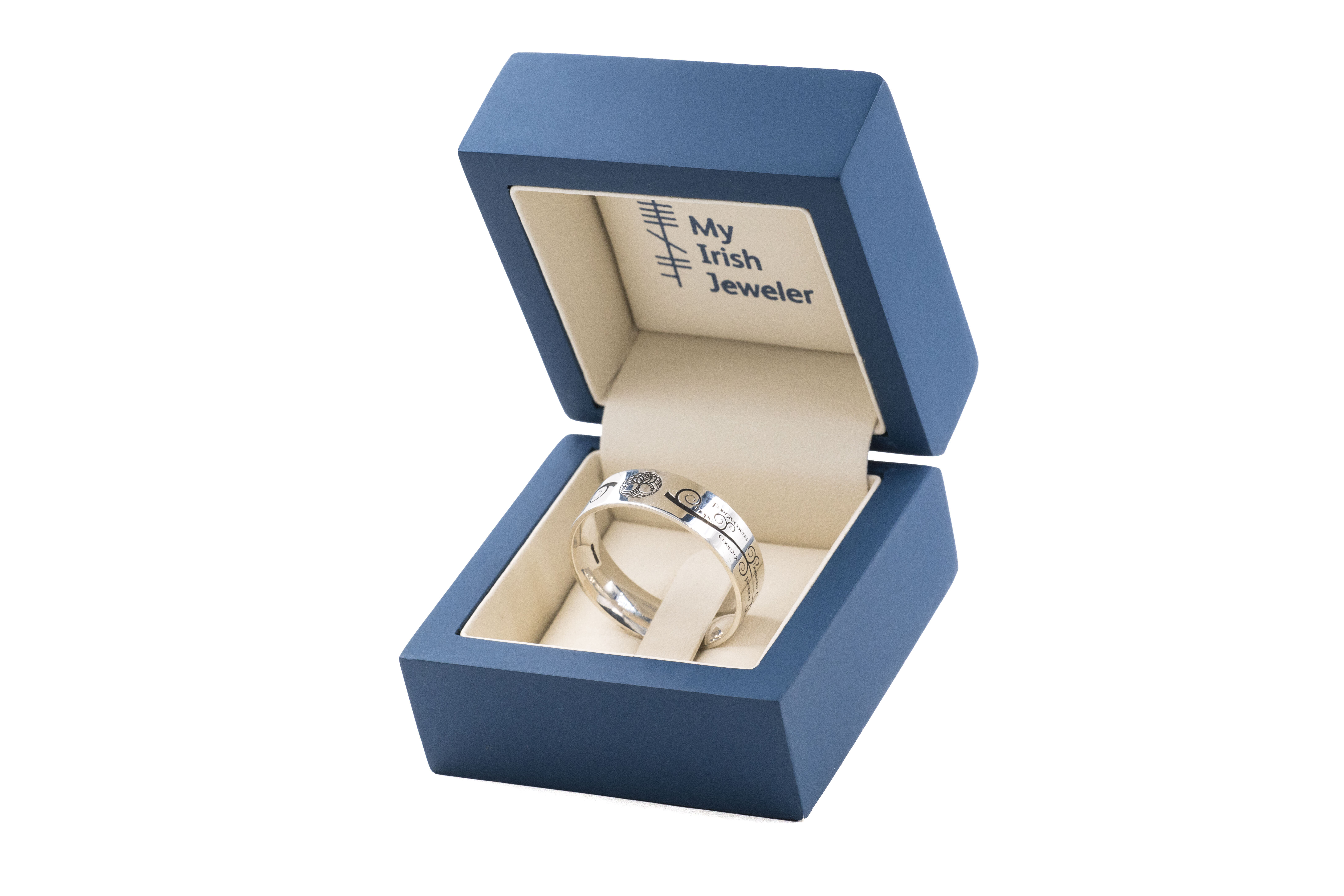 Attractive Sterling Silver Tree of Life Ring. In Luxury Packaging.