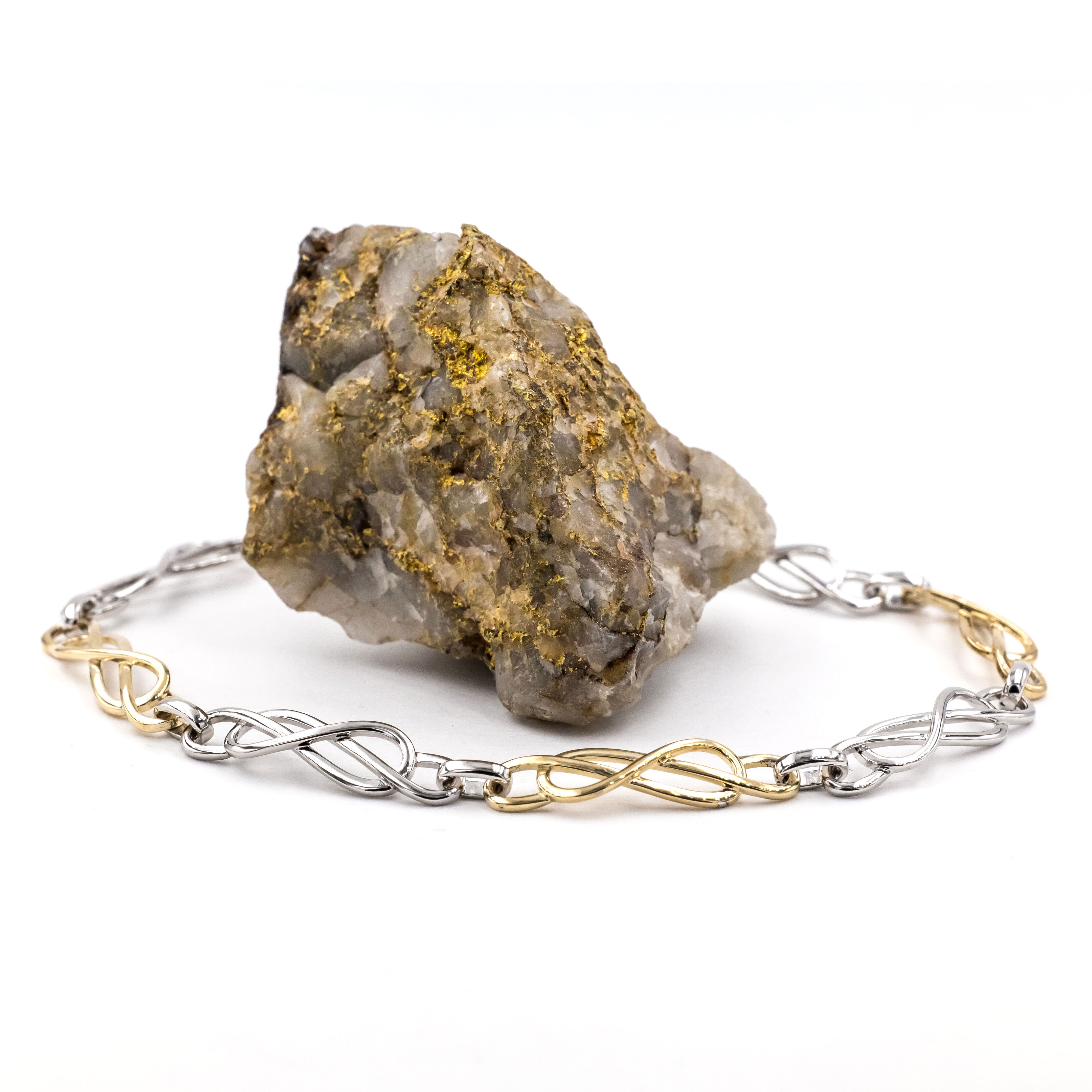 Two Tone Celtic Knot Bracelet