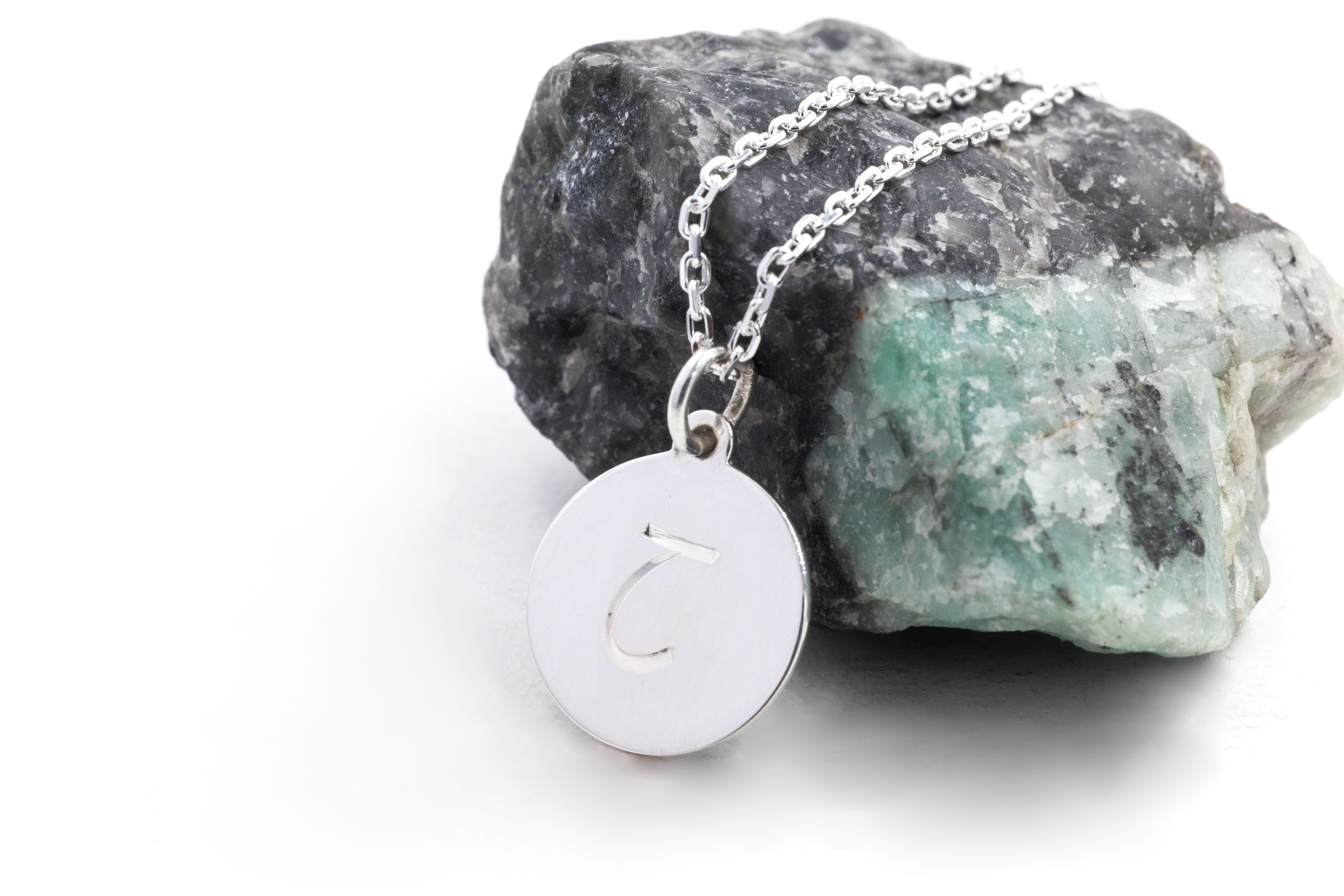 Small Ogham Necklace in Real Sterling Silver
