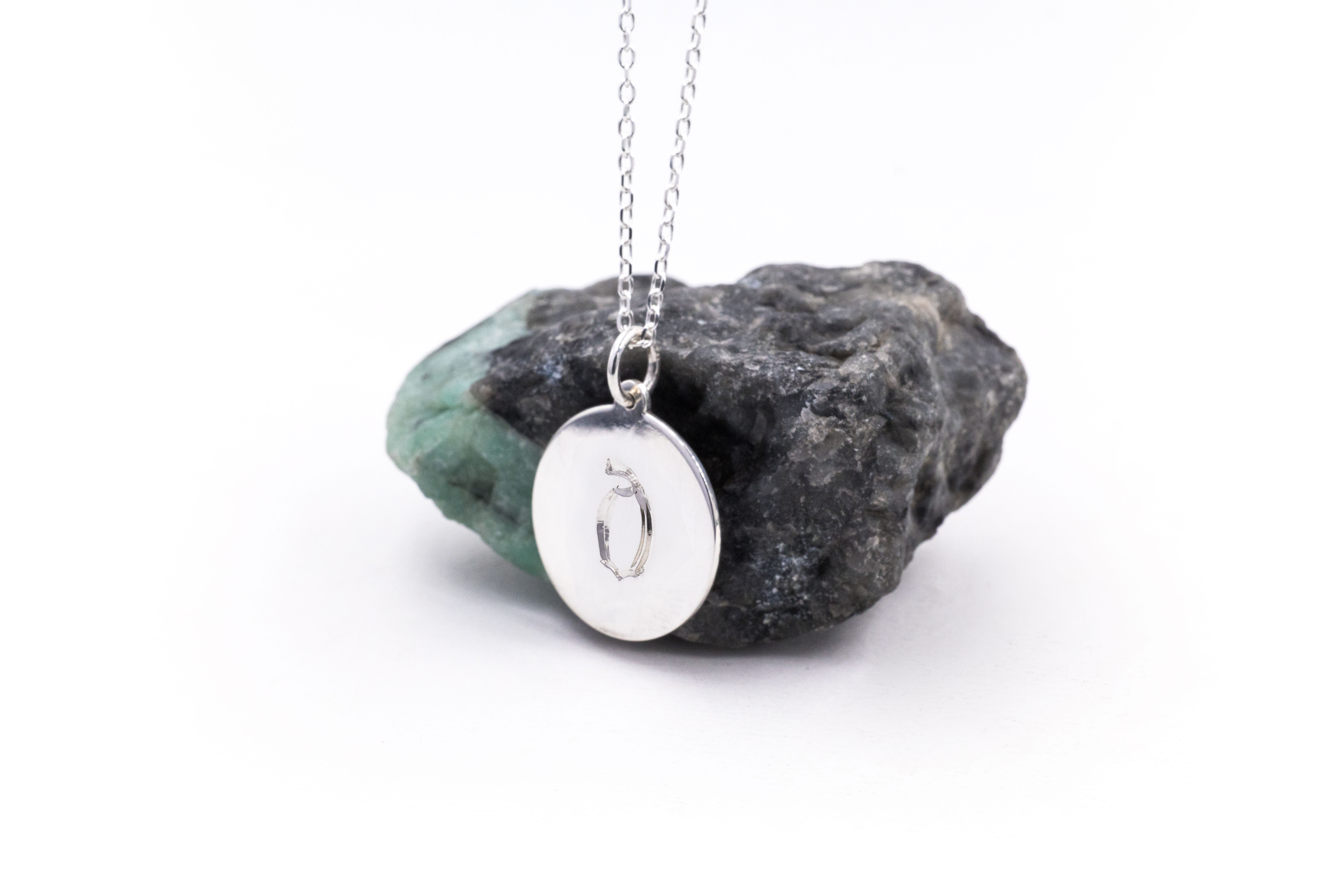 Irish Sterling Silver Ogham Necklace