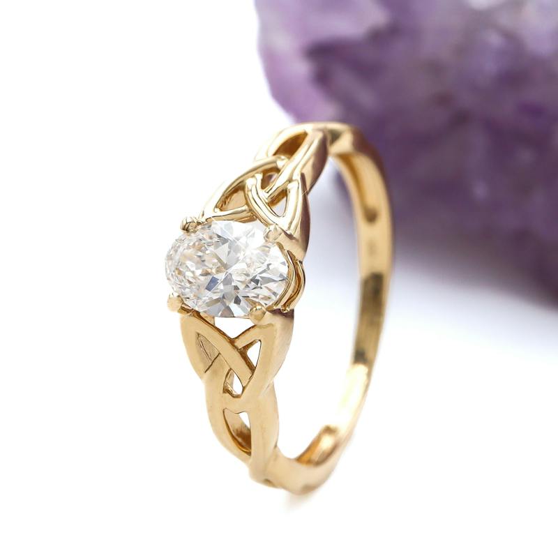 Diamond Trinity Knot Ring, From Ireland | My Irish Jeweler