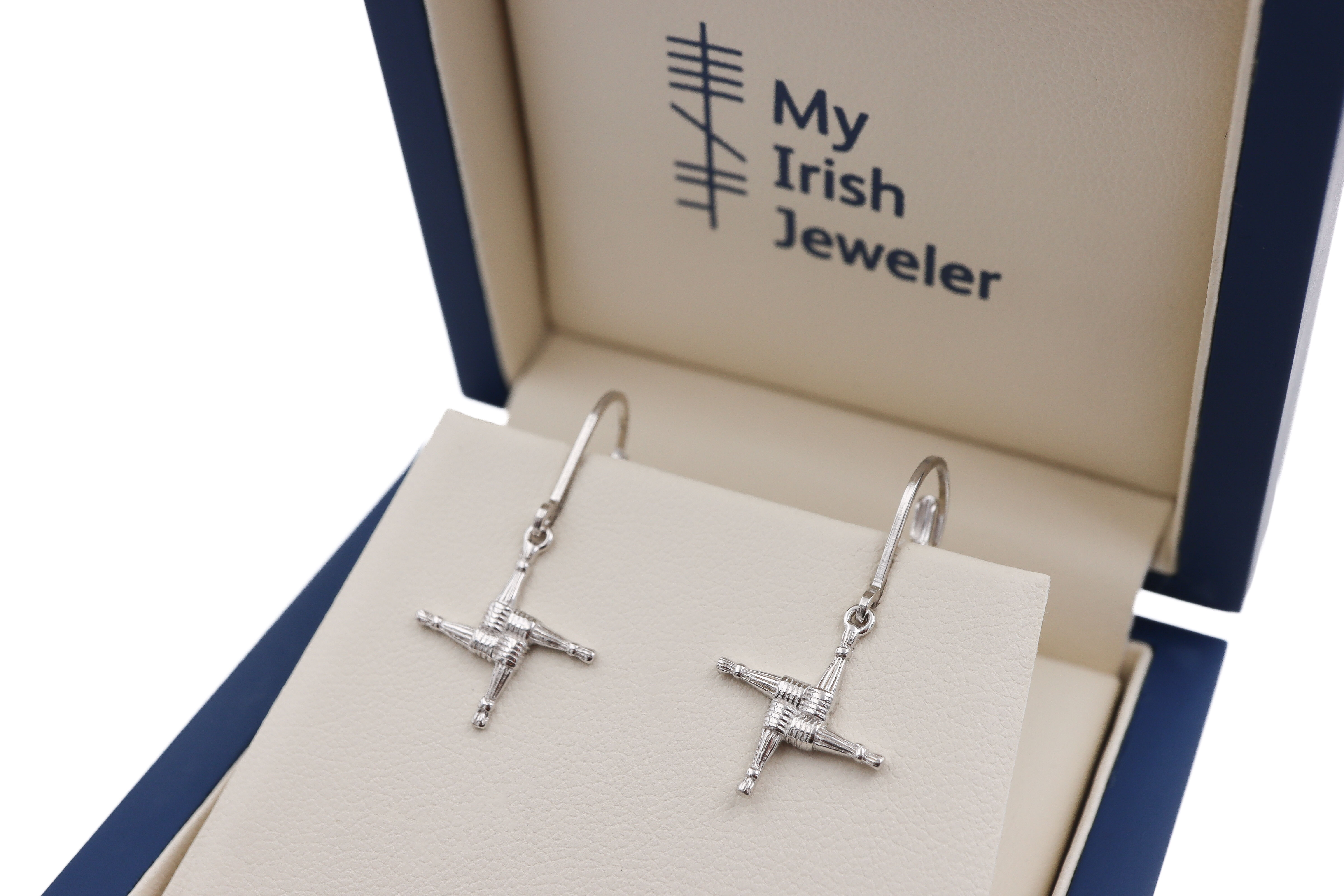 St Brigids Cross Earrings Sku 25104 box 2