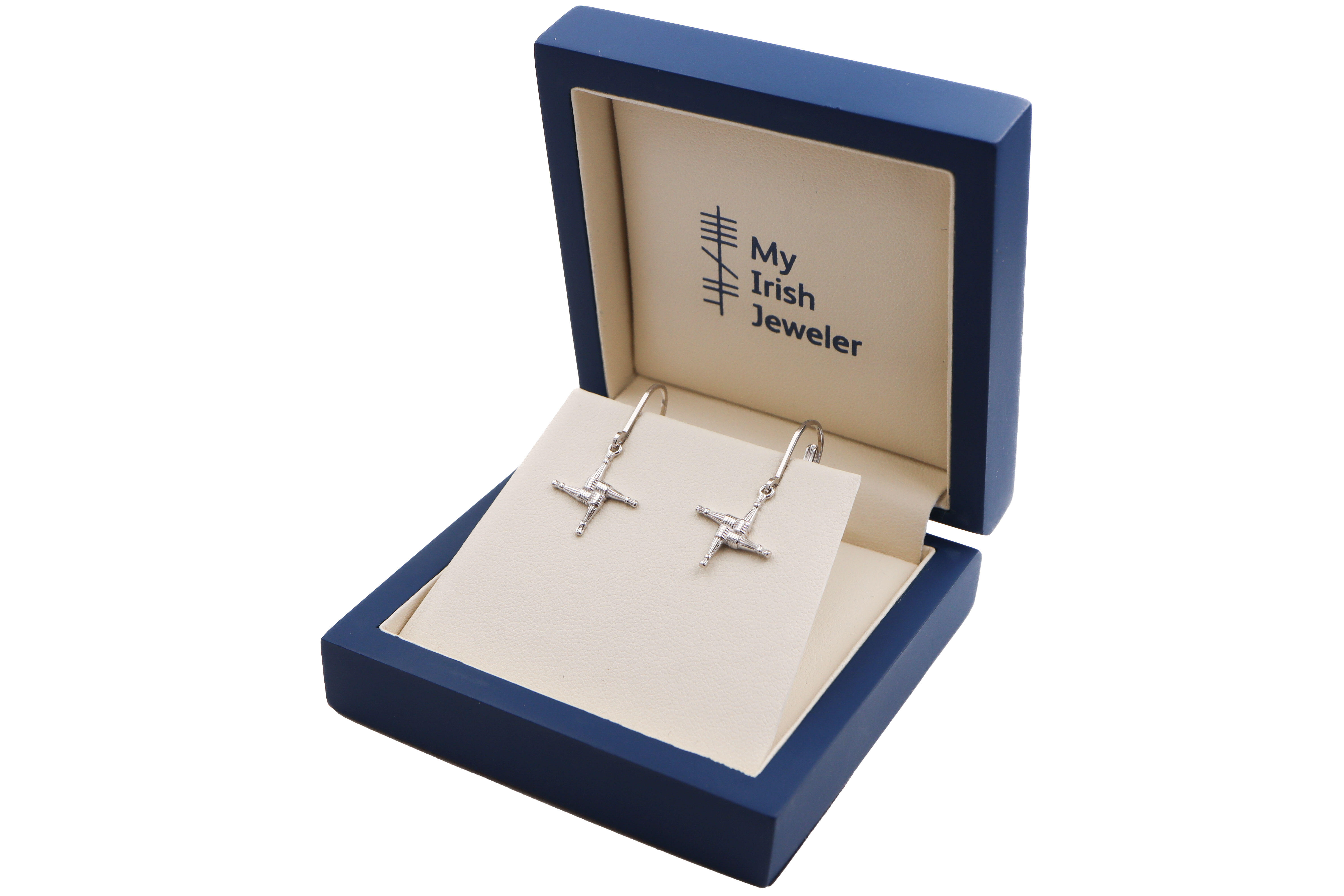 St Brigids Cross Earrings Sku 25104 box